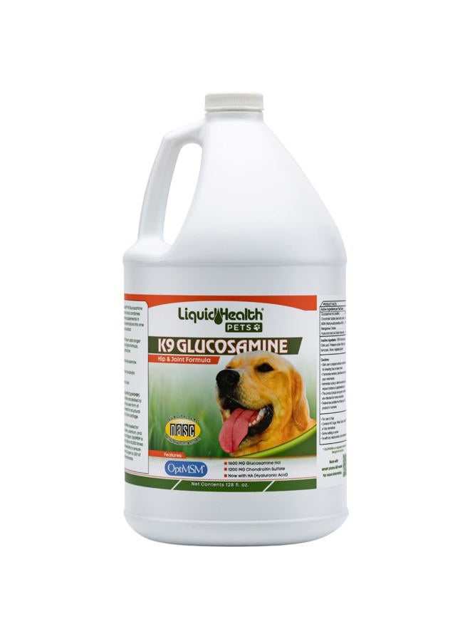 LIQUIDHEALTH Liquid Health - K9 Glucosamine Hip & Joint Formula 128 Fl. Oz. - Image 1