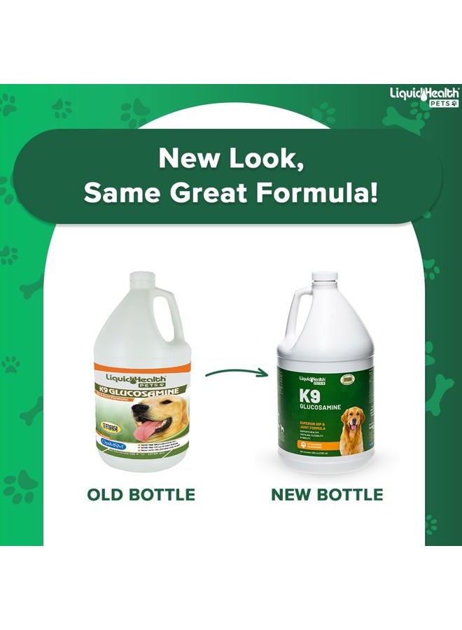 LIQUIDHEALTH Liquid Health - K9 Glucosamine Hip & Joint Formula 128 Fl. Oz. - Image 2