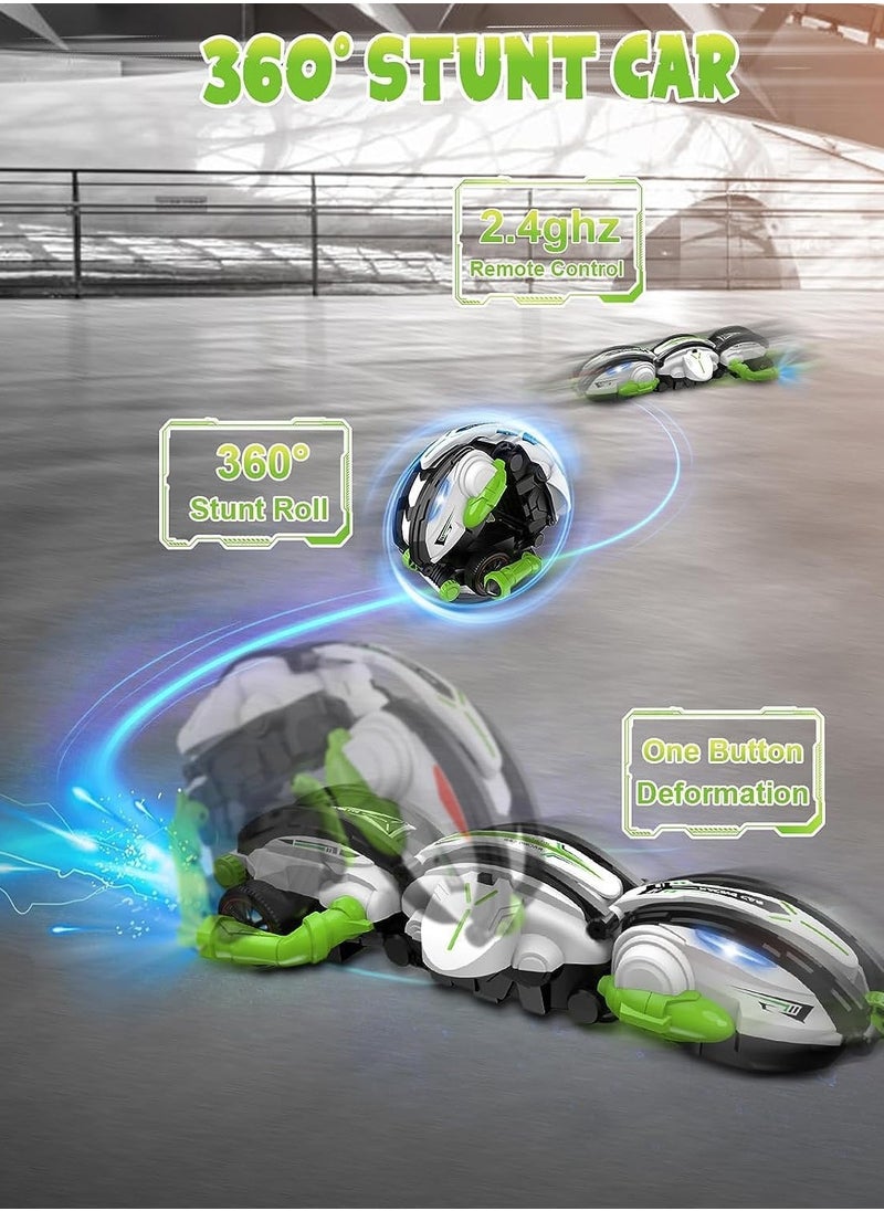 General New RC Car 360° Scrolling - RC Stunt Snake Car with LED Lights, 60+ Minutes on 2 Batteries, Indoor/Outdoor Toys for Kids 6-12 Years  - Image 4