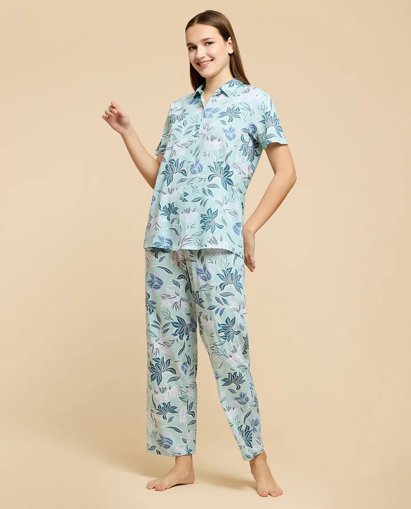 أر أند بي Printed Pyjama Set