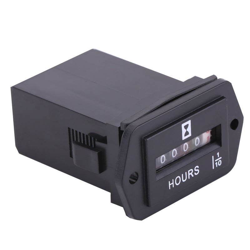 DC 6-80V Mechanical Hour Meter Gauge for Diesel Gasoline Engine Generator Motor Boat HM002 - Image 1