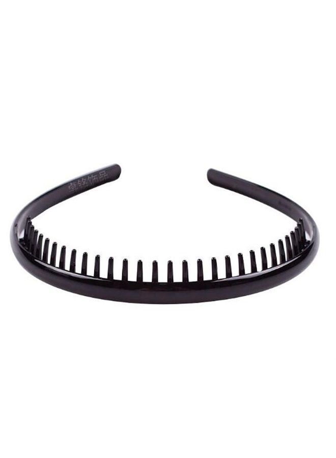 Teppylony 2PCS Plastic Tooth Hair Comb Headband Hard Headbands Zigzag Hair Band Toothed Headband Women Men Hair Accessory  (Style B#) - Image 4