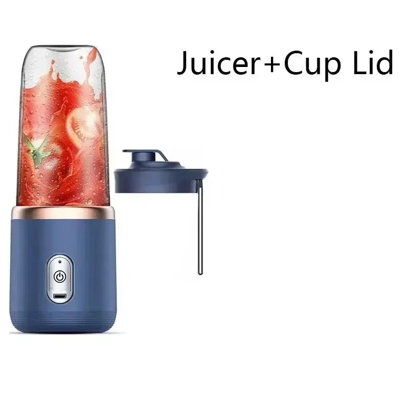 جيو خلاط شخصي 6 Color 400ml Portable USB Blender Electric Travel Juicer Cup For Smoothie Milkshake Kitchen Mini Mixer Tool - Image 1