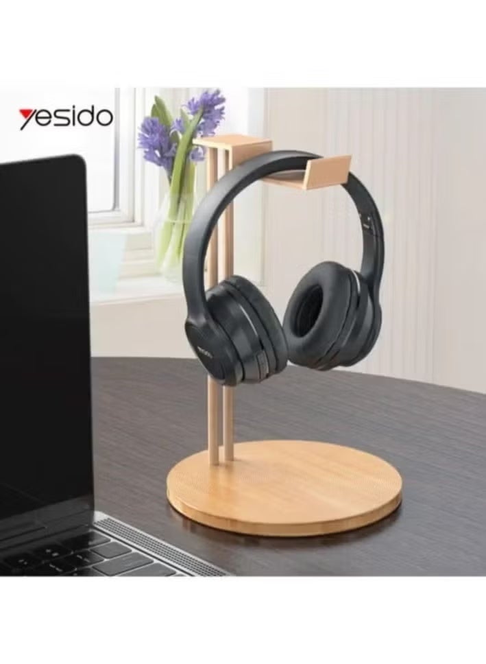 Yesido EP03 Wireless Bluetooth Headphones with HD Hi-Fi Stereo Sound, Bluetooth 5.3, Noise Isolation, Built-in Microphone, Foldable Over Ear Headset for Music, Calls, Gaming, Travel and Work, Black - Image 3