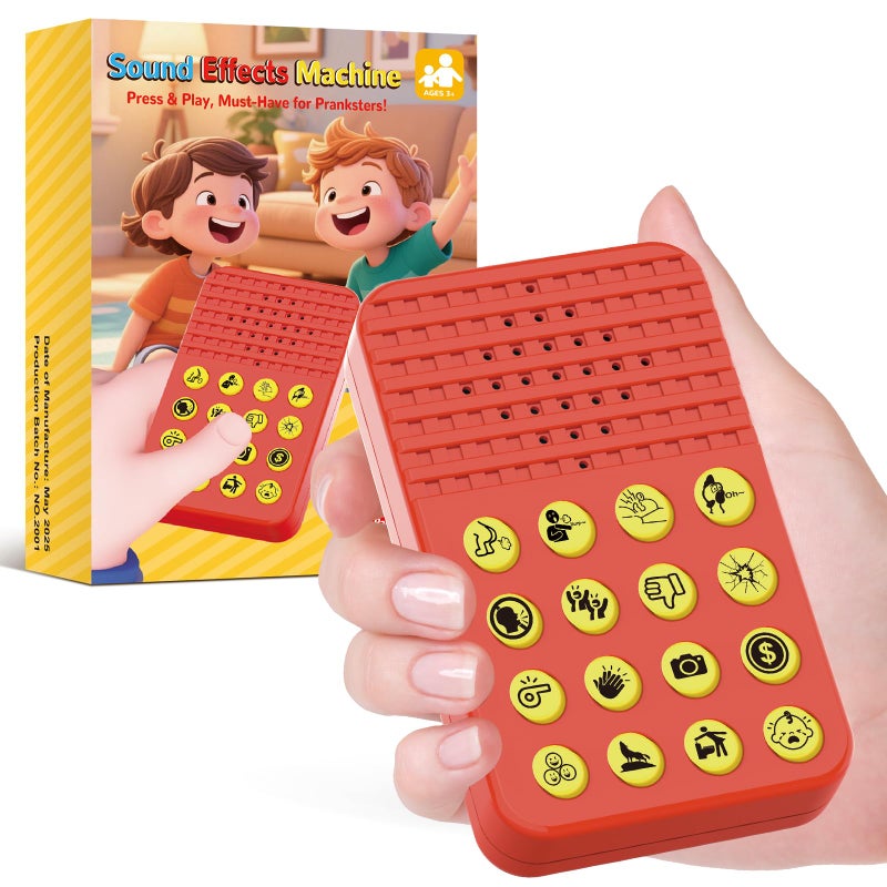 Ninigai Sound Effects Machine 16 Hilarious Sound Buttons for Kids Easter Basket Stuffers for Teen Boys Girls Funny Cool Gag Gifts for Kids Birthday Gift for 4 5 6 7 8 Year Old Boy - Image 3