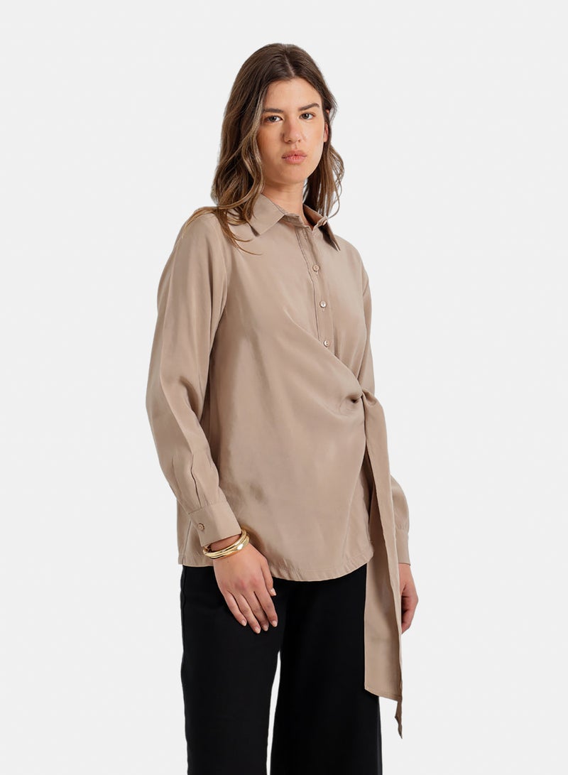 Carina Side-Tie Shirt - Image 3