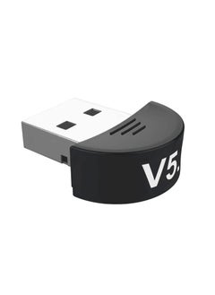 Bluetooth Adapter for PC，USB Mini Bluetooth 5.0 EDR Dongle for Computer Desktop Wireless Transfer for Mouse, Keyboard, Headphones, Speaker and Other Bluetooth Devices