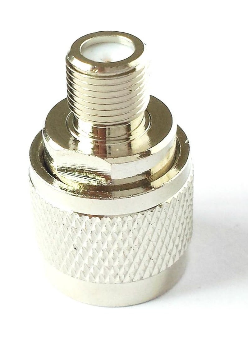 CESS F-Type Female to N-Type Male Antenna RF Coaxial Coax Adapter - N Male to F Female (LW) (1 Pack)  - Image 2