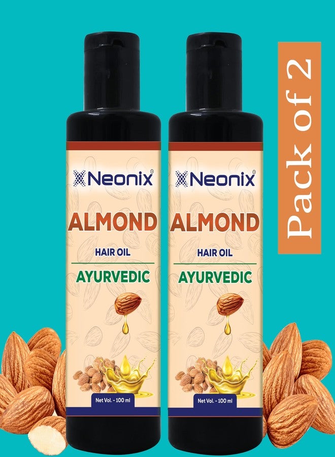 Neonix 100% Pure Almond Oil, For Skin & Hair, Non-Refined, Chemical Free & Preservative Free - 100 ml (Pack of 2) - Image 3