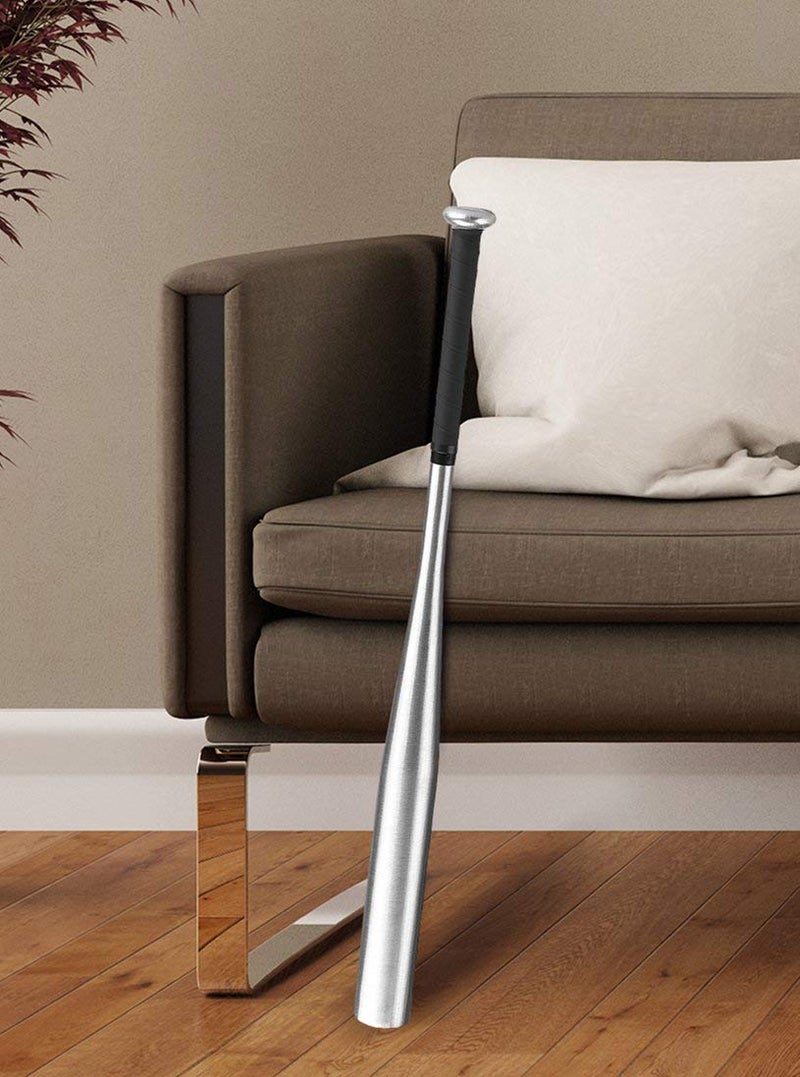 SLYK Professional Aluminium Baseball Bat 34 inch, Aluminium Alloy 2.5" Barrel Baseball Stick for Batting Practice and Home Security (34" - Heavy Weight, Silver) - Image 4