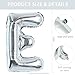 TONIFUL 40 Inch Large Silver Letter E Balloons Helium BalloonsFoil Mylar Big Letter Balloons for 2026 New Year Eve Graduation Wedding Baby Shower Birthday Party Anniversary Supplies Decorations - Image 4