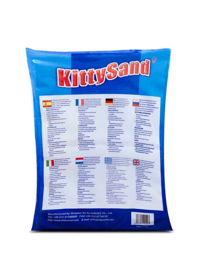 Kitty Sand - 100% Natural Silica Crystal Premium Quality Cat Litter 16L - Image 1