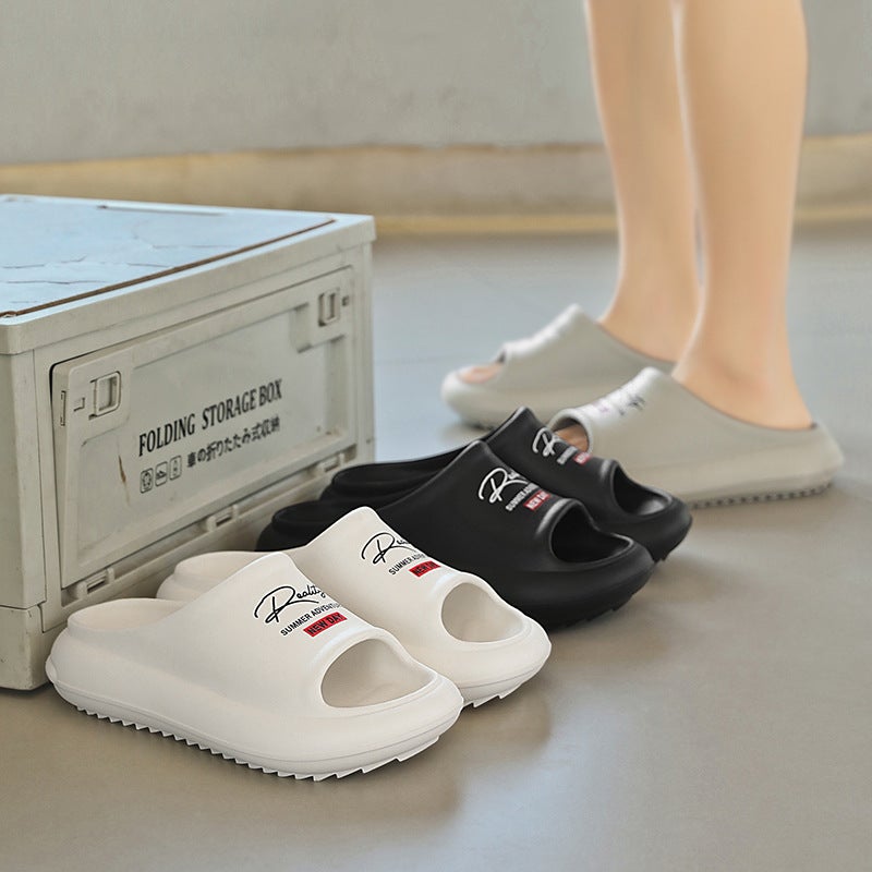 Going Out Slippers For Women Sports Non-Tiring Feet Thick-Soled Non-Slip Wear-Resistant Girls Can Wear Sandals And Slippers In Summer - Image 2