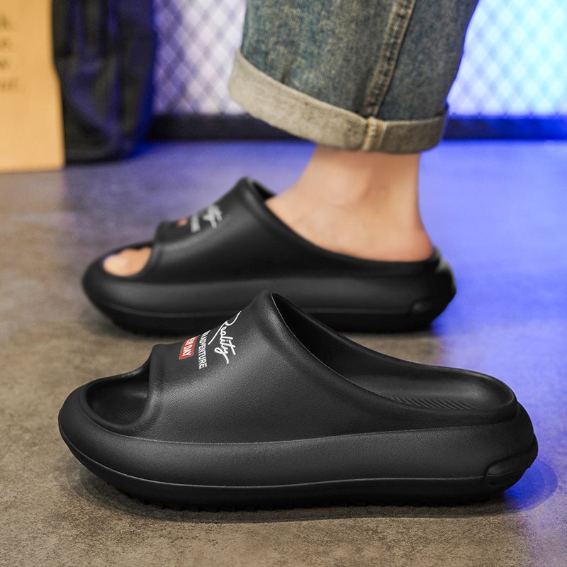 Going Out Slippers For Women Sports Non-Tiring Feet Thick-Soled Non-Slip Wear-Resistant Girls Can Wear Sandals And Slippers In Summer - Image 4