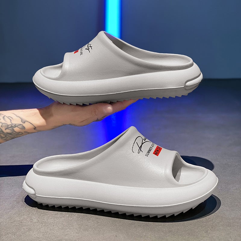 Going Out Slippers For Women Sports Non-Tiring Feet Thick-Soled Non-Slip Wear-Resistant Girls Can Wear Sandals And Slippers In Summer - Image 5