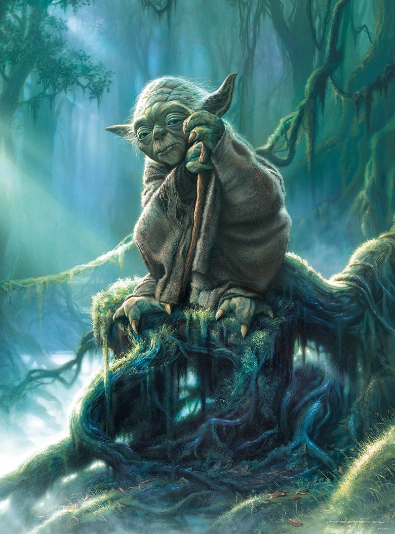 Buffalo Games - Star Wars - Yoda - 1000 Piece Jigsaw Puzzle For Adults -Challenging Puzzle Perfect for Game Nights - Finished Size is 26.75 x 19.75