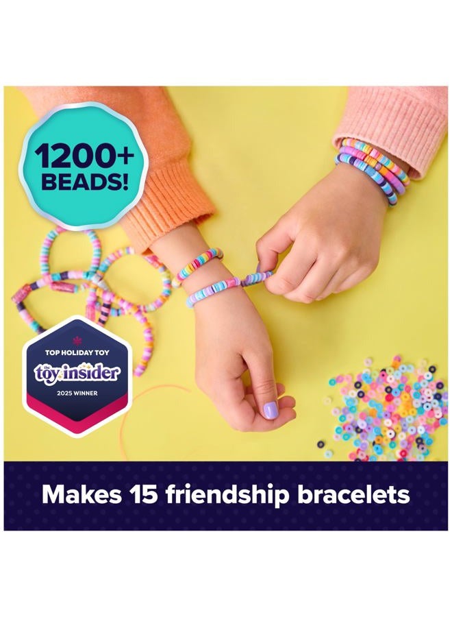Cool maker , Stack'd Heishi Studio Bracelet Making Kit with Easy Beading Pen & Over 1200 Beads for Bracelets, Makes 15, Arts and Crafts Kids Toys for Girls Ages 7 and up - Image 3