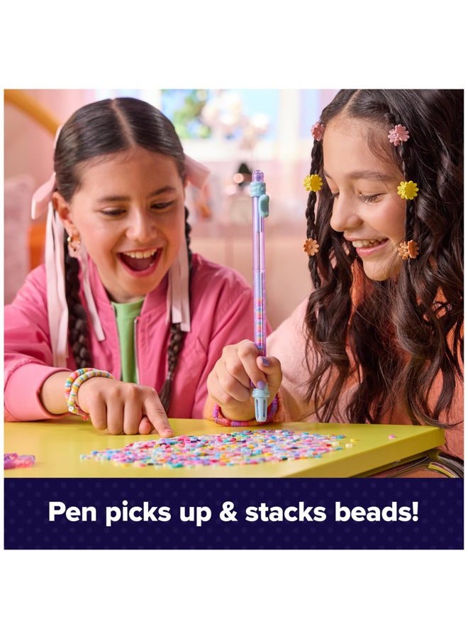 Cool maker , Stack'd Heishi Studio Bracelet Making Kit with Easy Beading Pen & Over 1200 Beads for Bracelets, Makes 15, Arts and Crafts Kids Toys for Girls Ages 7 and up - Image 4