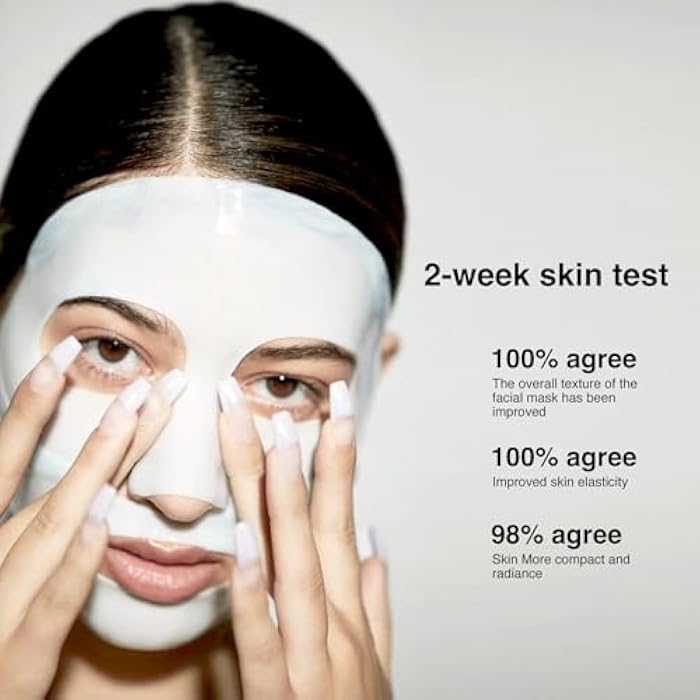 SUDAJI Apple Stem Cells Probiotics Collagen Face Mask (37gx5ea), Hydrating Overnight Hydrogel Mask for All Skin Types – Elasticity Enhancing, Firming, Moisturizing​ - Image 4