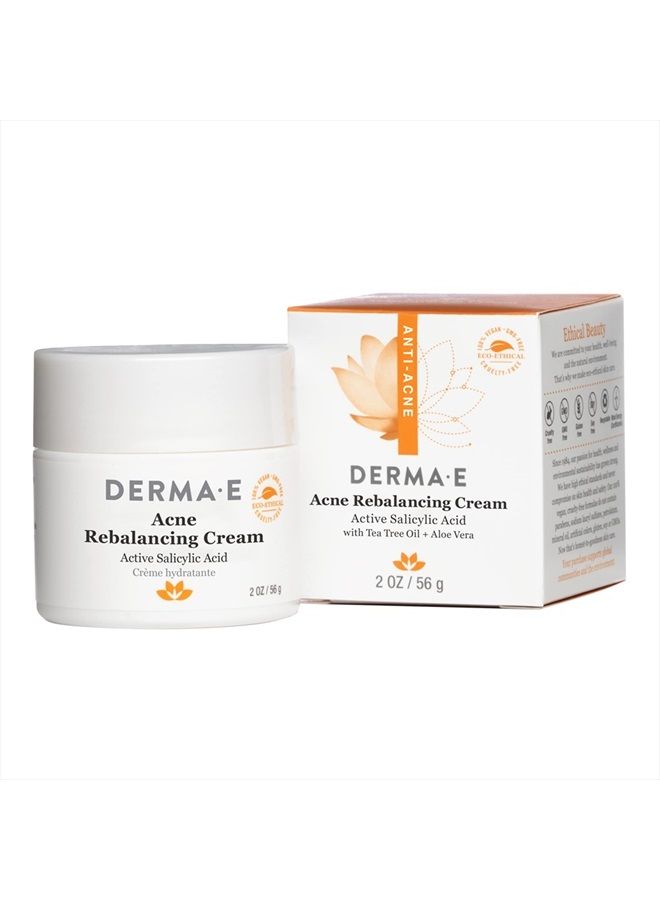 derma-e , Acne Rebalancing Cream Prevents Blemishes oz, 2 Ounce - Image 1