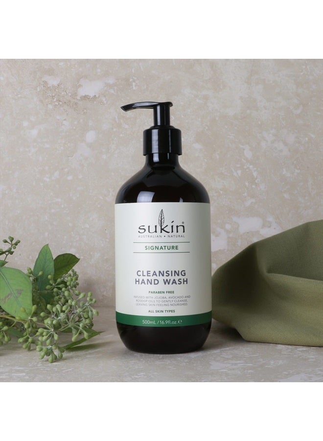 Sukin Cleansing Hand Wash With Pump, Signature Collection, 8.46 fl oz 250 mL - Image 3
