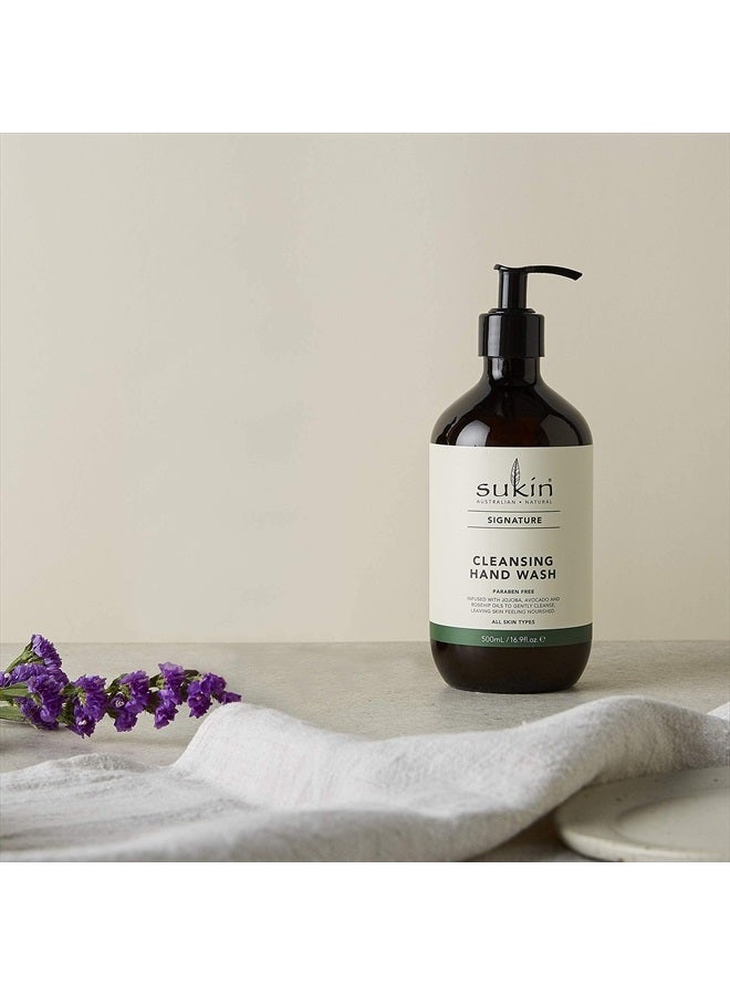 Sukin Cleansing Hand Wash With Pump, Signature Collection, 8.46 fl oz 250 mL - Image 2