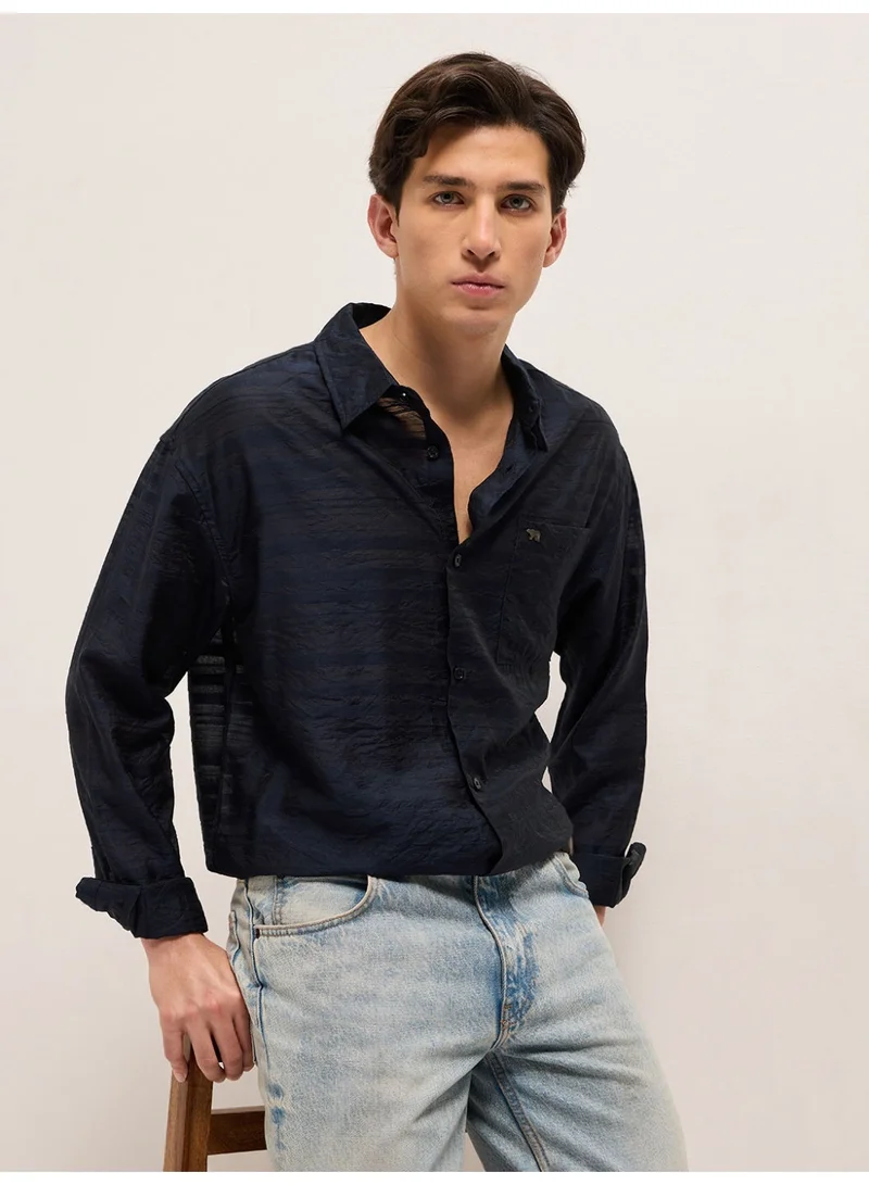 THE BEAR HOUSE Men’s Trendy Shacket for All Seasons | Casual Overshirt Jacket for Men | Versatile Outerwear Layer for Office, Streetwear & Travel | Modern Smart Look for Everyday Outfits