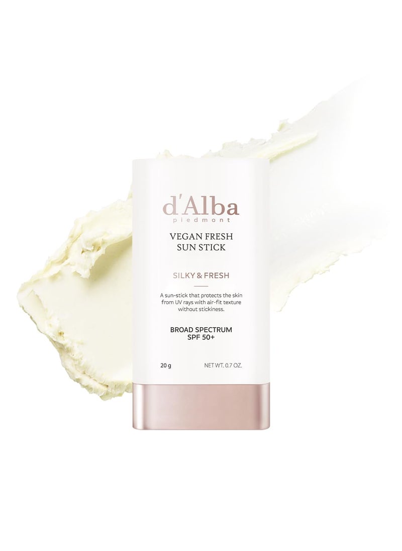 d'alba Piedmont - dalba Piedmont Air Fit Fresh Sun Stick OTC BROAD SPECTRUM SPF 50 NonSticky OntheGo Sun Protection Outdoor Essential Vegan Fresh NEW Type Sun Stick Silky  Fresh Korean Skin Care 07 Oz - Image 1