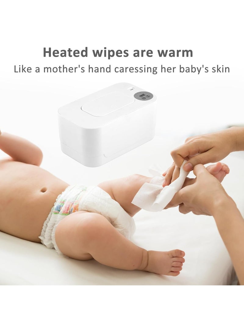 Wet Wipe Warmer Baby Wipe Dispenser BPA-Free with Precise Temperature Control Evenly and Quickly Top Heating Large Capacity Silent for Baby  Warmth - Image 4