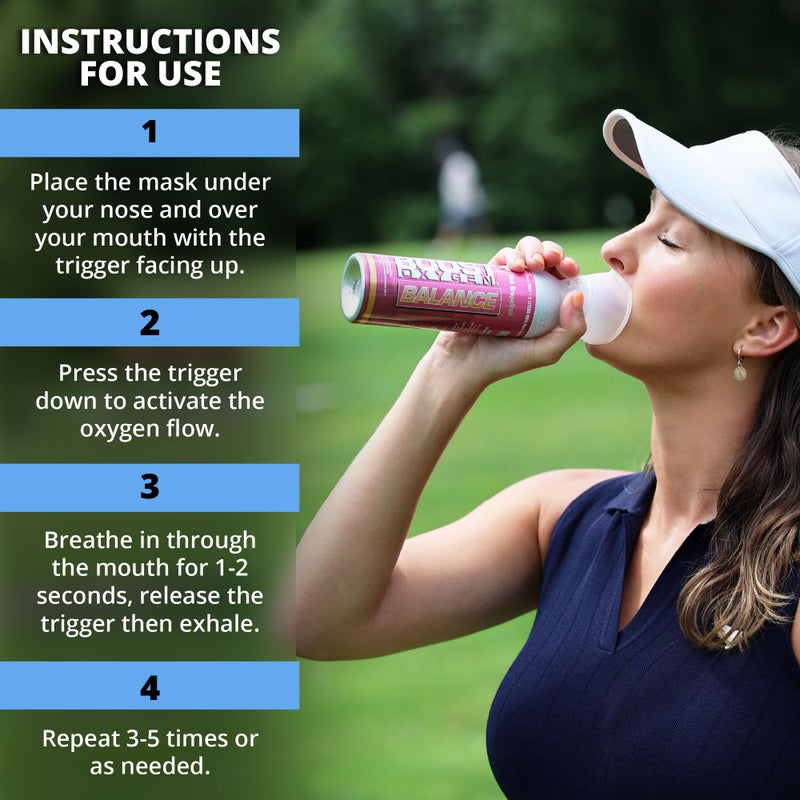 Boost Oxygen Canned Oxygen for Breathing for Home Use  Exercise  or Altitude Sickness  Includes Sealed Cap & Mask  5L Canister  Multicolor  Pack of 4 - Image 3