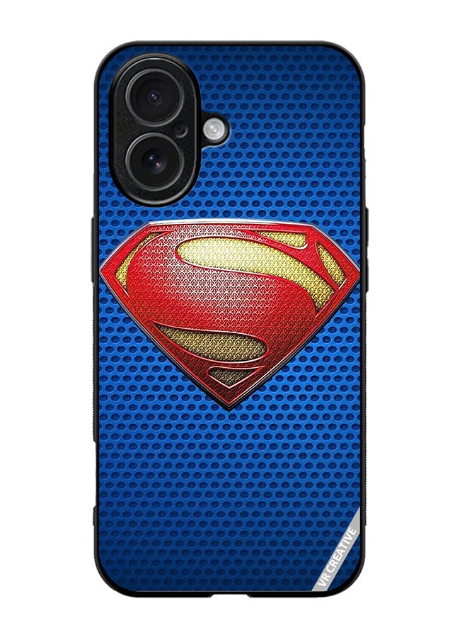 VR CREATIVE Protective Case Cover For Apple iPhone 17 Superman Logo Design Multicolour
