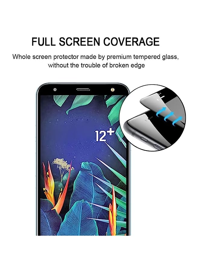 HuHa Tempered Glass Screen Protector Compatible For LG K40 / K12 Plus Full Glue Full Screen Tempered Glass Film - Image 3