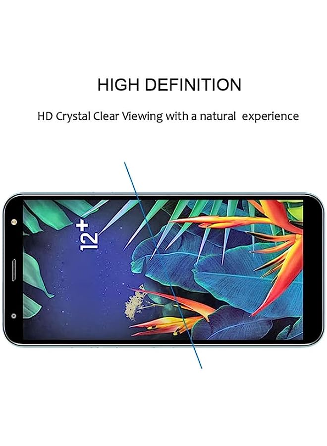 HuHa Tempered Glass Screen Protector Compatible For LG K40 / K12 Plus Full Glue Full Screen Tempered Glass Film - Image 4