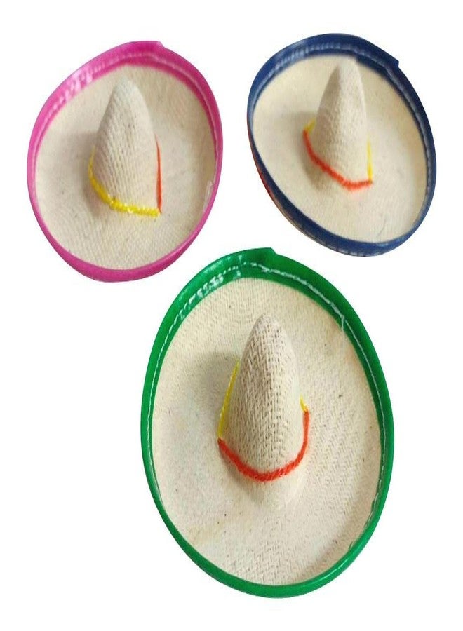 More Fiesta 12 Mini Sombrero, 3 Inches Wide Mini Hats for Cinco De Mayo Party for Bottles (12) - Image 4