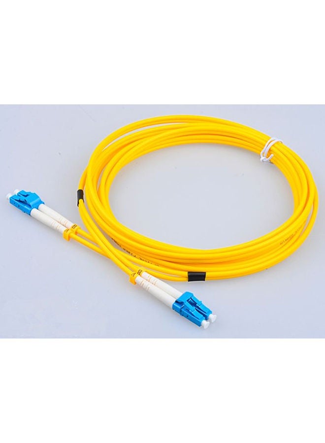 NIBEMINENT Singlemode Duplex Fiber Optic Cable (9/125) Yellow - Image 3