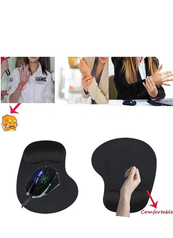 Generic - Heavy Quality Wrist Support, Rest Comfort Gel Mousepad (Colour as per Availability) - Image 1