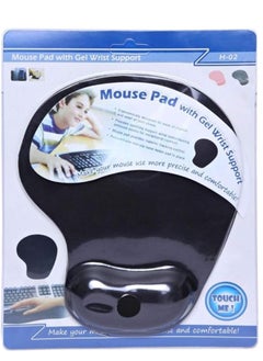 Heavy Quality Wrist Support, Rest Comfort Gel Mousepad (Colour as per Availability)