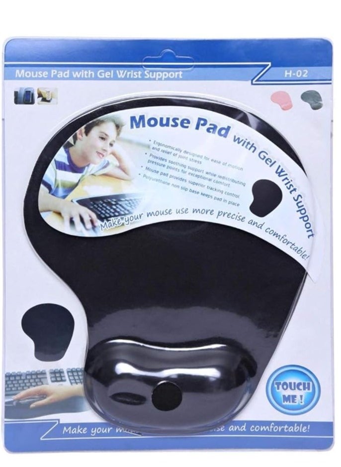 Generic - Heavy Quality Wrist Support, Rest Comfort Gel Mousepad (Colour as per Availability) - Image 1