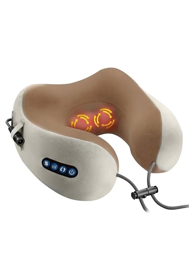 ريلاكس سمارت جهاز تدليك الرقبة والكتف والظهر القابل لإعادة الشحن - جهاز تدليك شياتسو كهربائي عميق للأنسجة مع حرارة لتخفيف الألم واسترخاء العضلات - Image 1