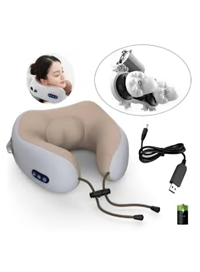 ريلاكس سمارت جهاز تدليك الرقبة والكتف والظهر القابل لإعادة الشحن - جهاز تدليك شياتسو كهربائي عميق للأنسجة مع حرارة لتخفيف الألم واسترخاء العضلات - Image 2