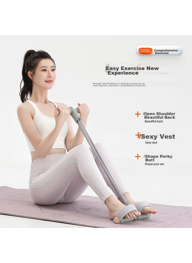PEAK Peak Foot-push Resistance Band, Sit-up Assist Device, Multifunctional Elastic Band, Stretching Fitness Equipment, Gray  - Image 4