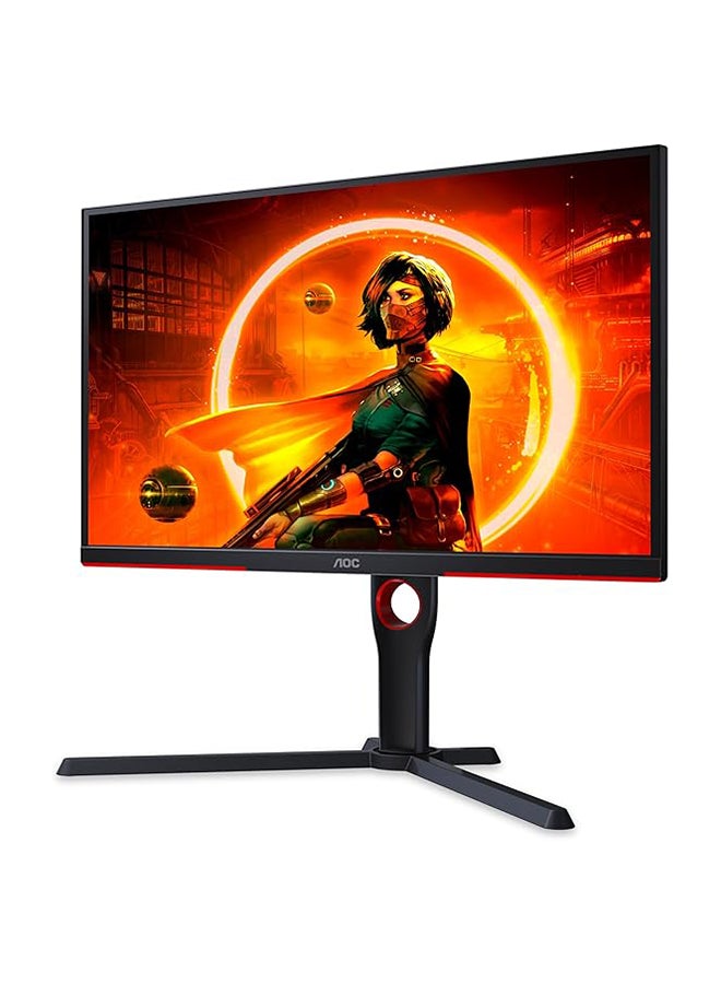 اي او سي شاشة ألعاب 24.5 بوصة 25G3ZM بدقة Full HD 1920x1080، نوع VAPanel، معدل تحديث 240Hz، زمن استجابة 0.5 مللي ثانية، تقنية Freesync Premium، دعم 120Hz لجهاز PS5 / Xbox Series X، قاعدة قابلة للتعديل - Image 1