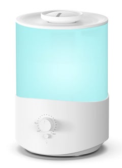 ibsun Humidifiers for Bedroom Large Room, 2.5L Cool Mist Humidifier with Essential Oil Diffuser, Top Fill Air Humidifier for Baby, Home, Plant, Ultrasonic Humidification for whole house, Auto Shut-Off  - Image 1
