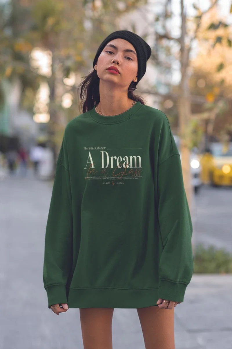 Myada Special Design Printed Oversize Sweatshirt 22889