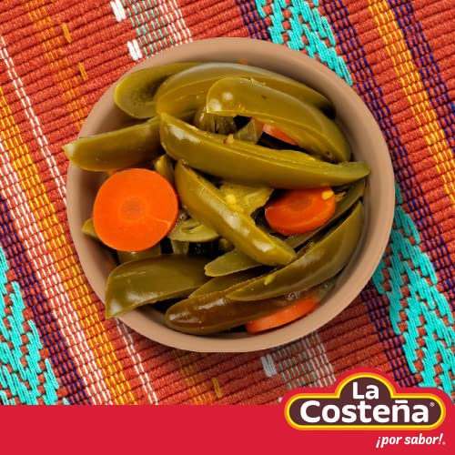 La Costeña Sliced Jalapeno Peppers - Pickled Jalapenos - Jalapeno Pepper - Hot Peppers for Mexican Food, Guacamole, Spicy Nacho & Taco Toppings, Enchiladas & Salsa - 28oz, 1 Pack Canned Jalapenos - Image 2