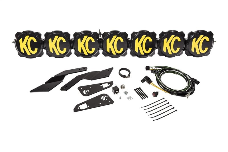 KC شريط إضاءة KC Hilites 91334 Gravity LED Pro6 LED بطول 45 بوصة 7 نظام إضاءة 16100 لومن 140 واط 610000 كانديلا - Image 4