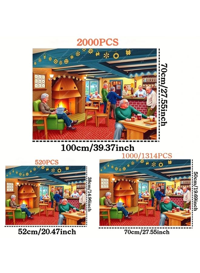 Yf1307 1314PCS Jigsaw Puzzles For Adults Family Fun Portable DIY Wall Art Birthday Festival Gift - Image 3