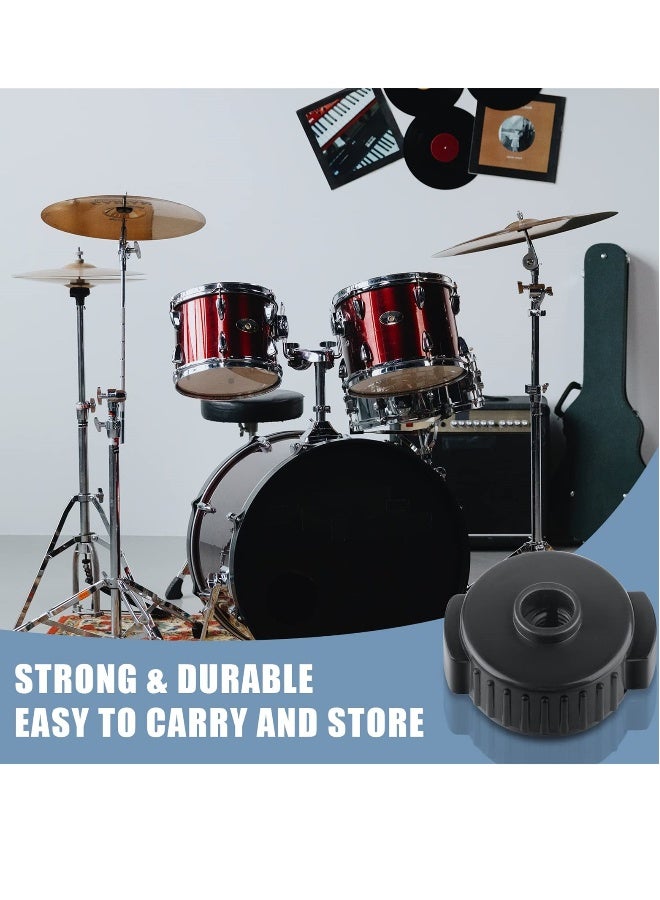 Generic Plastic Cymbal Nuts, 8 mm Cymbal Mate Quick Release Cymbal Topper for Drum Kit, Percussion Replacement Parts and Accessories, 6Pcs  - Image 4