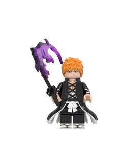 General Bleach Assembling Toys Anime Series More Wooden Kenhachi Kurosaki Ichigo Minifigure Building Block Toys  - Image 2