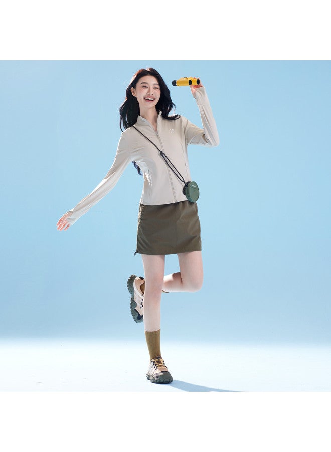 كاميل ملابس الحماية من الشمس في الهواء الطلق سترة واقية من الأشعة فوق البنفسجية سترة رياضية مظللة مريحة تنفس سترة عادية ملابس واقية من الشمس للنساء - Image 5